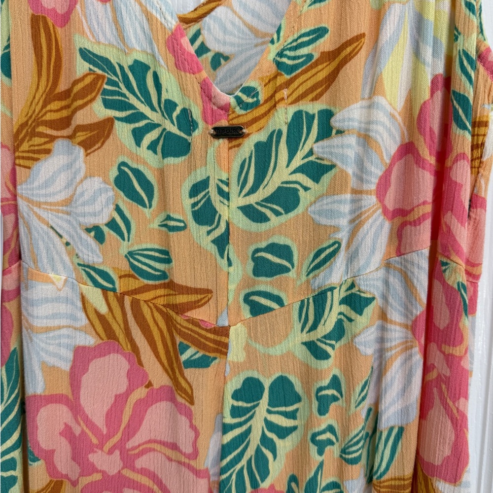 Adorable Rip Curl Tropical Floral Tank Romper NWT - Picture 11 of 14